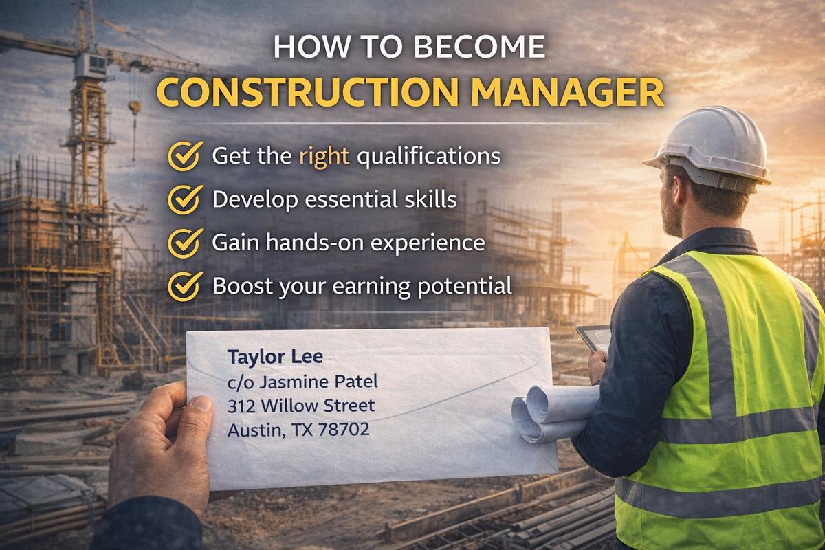 How to Become a Construction Manager: A Step-by-Step Career Guide