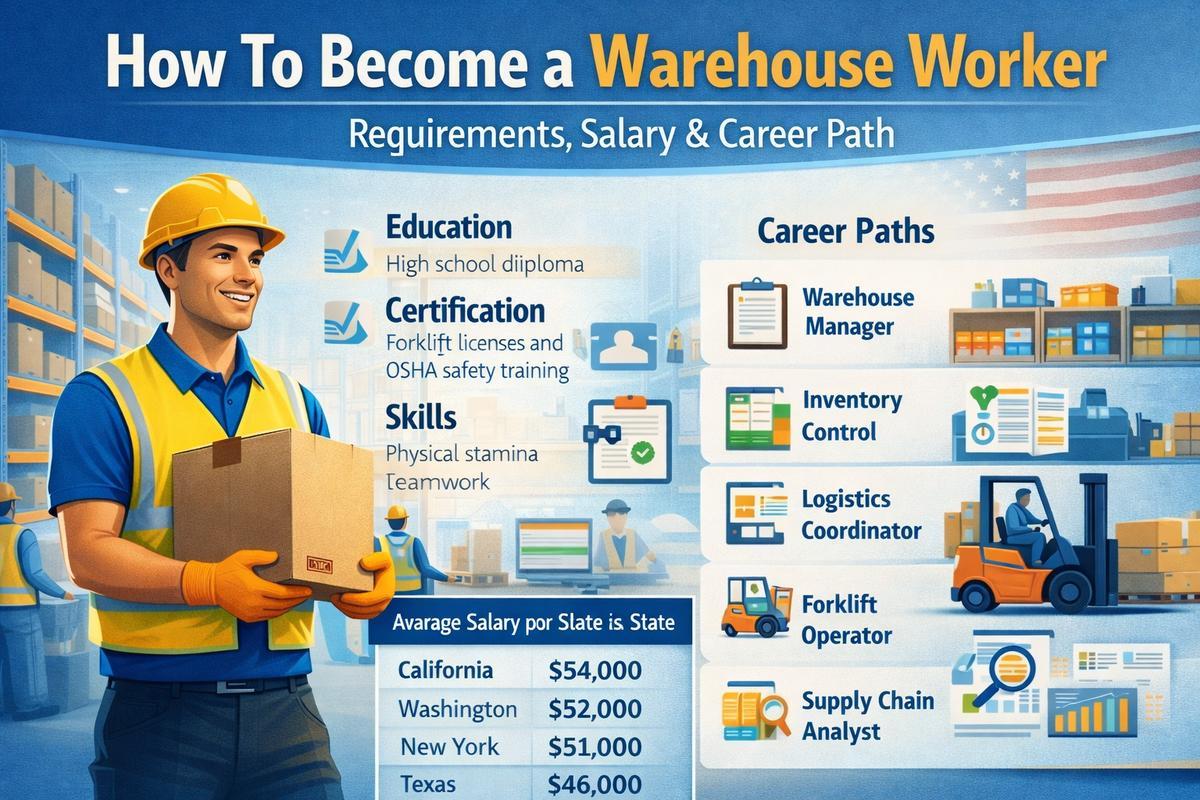 How To Become a Warehouse Worker: Requirements, Salary & Career Growth Guide
