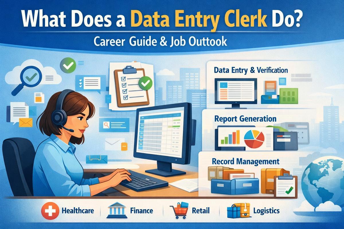 What Does a Data Entry Clerk Do? Career Guide, Skills & Job Outlook